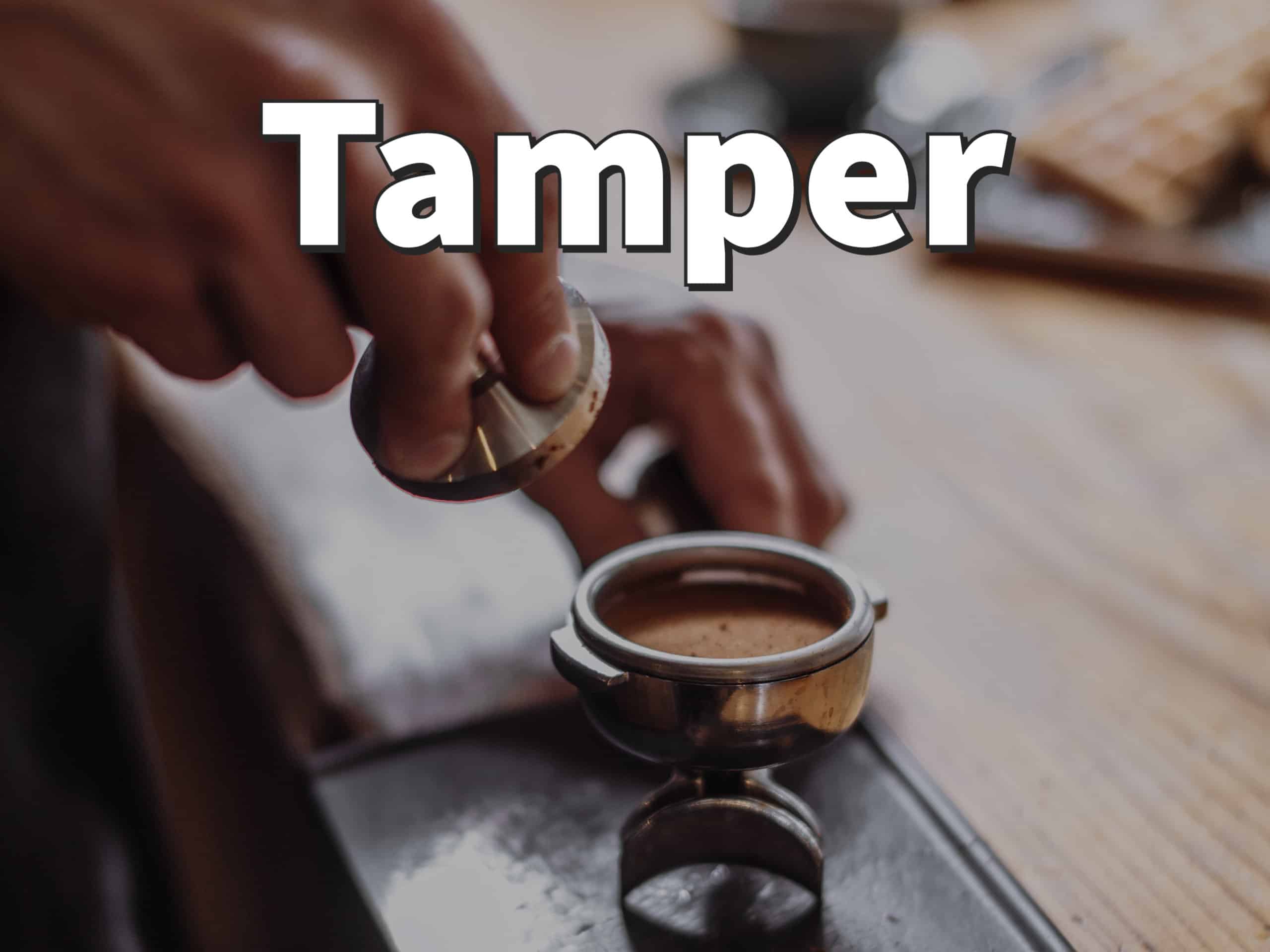 Edelstahl Tamper Espresso Kaffee Stampfer Base Edelstahl Griff aus  Holz 51mm DE 